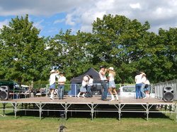 Démo à la fête patronale de Hauterive