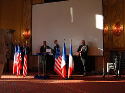 Mairie - inauguration France Etats Unis